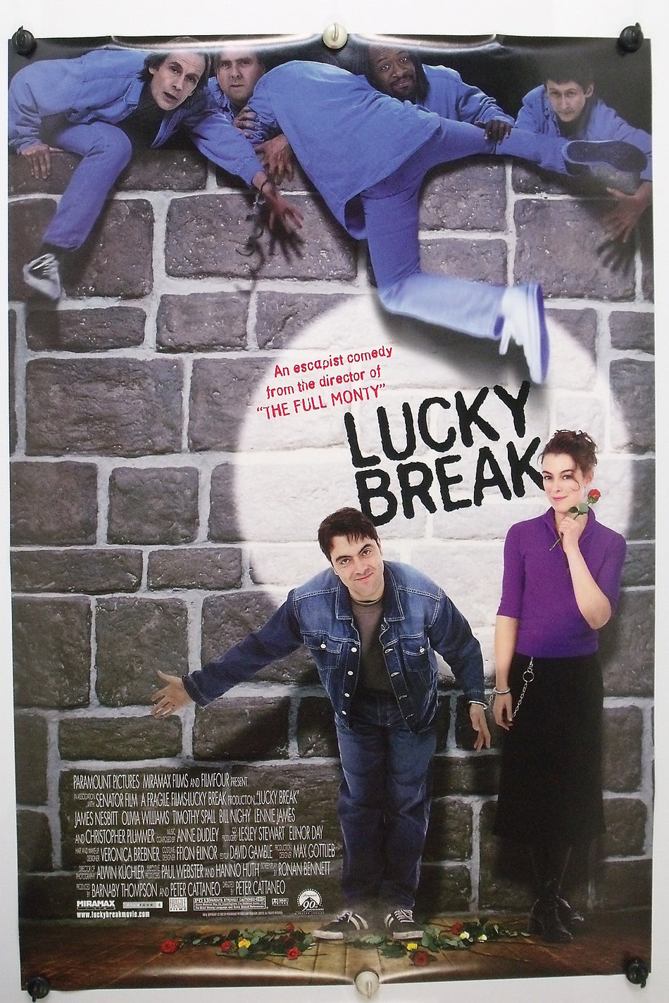 LUCKY BREAK 2001 Original Movie Poster 27x40 DS Rolled Ron Cook - Joe's Geek VLT