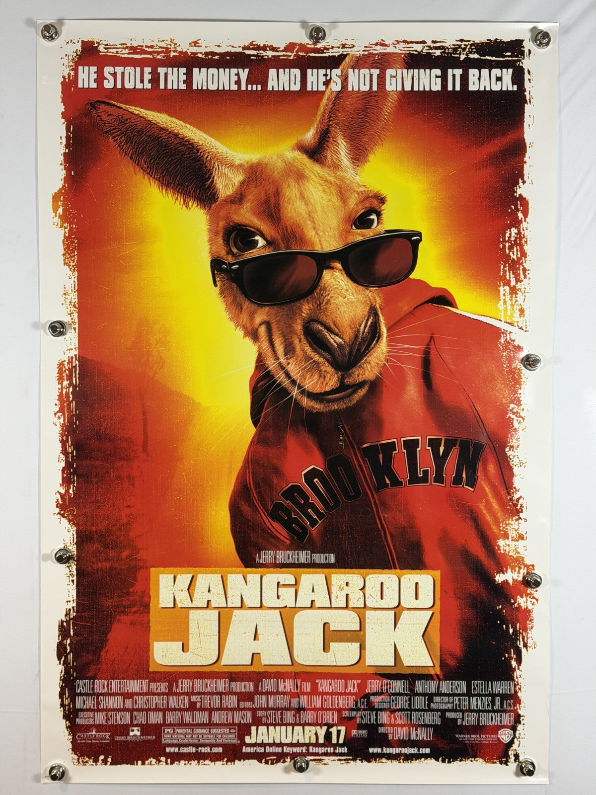 Kangaroo Jack (2003) - Original Movie Poster - 27 x 40 - Rolled DS