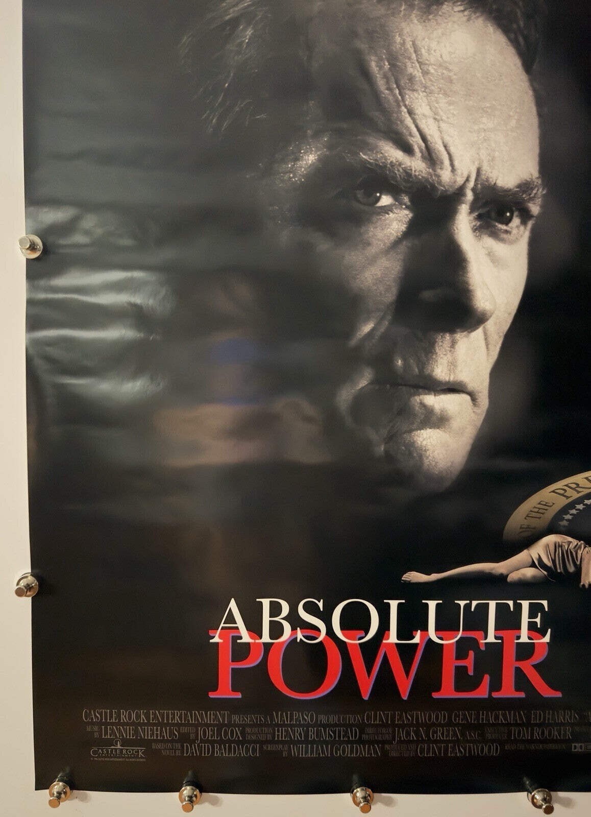 Absolute Power - Original Movie Poster - 1997 - Rolled SS