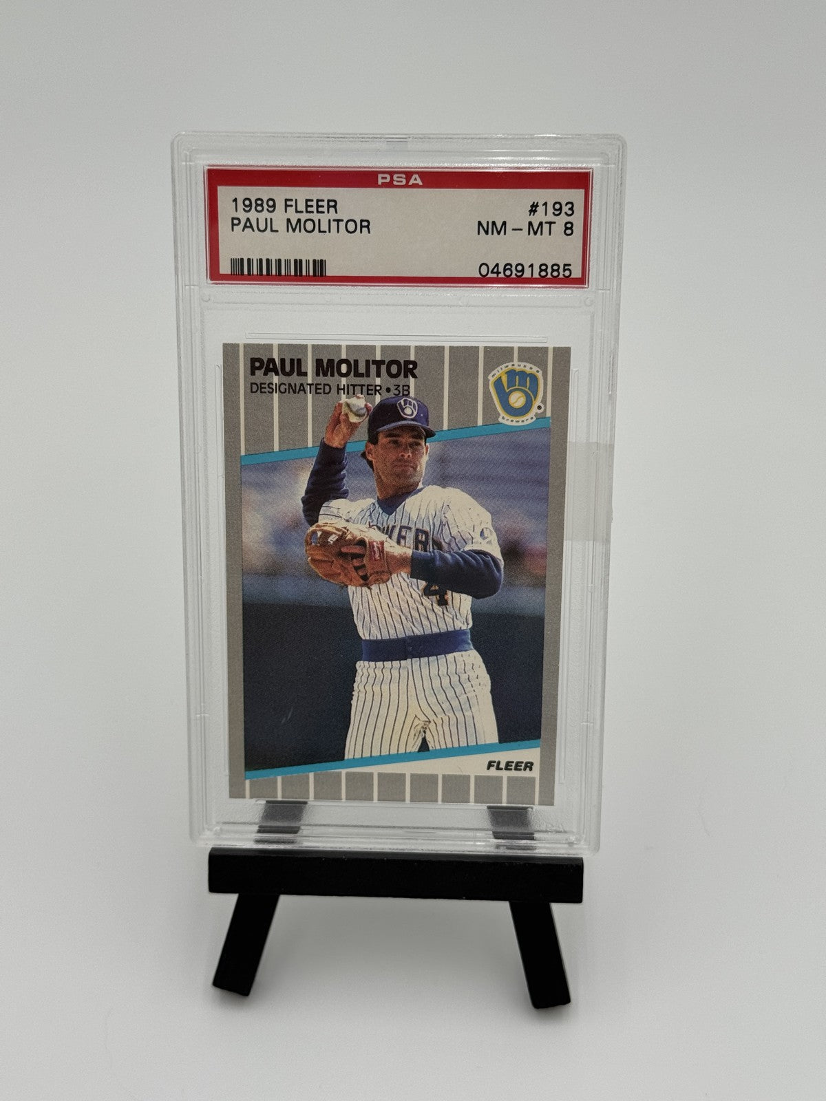 1989 Fleer - Paul Molitor #193