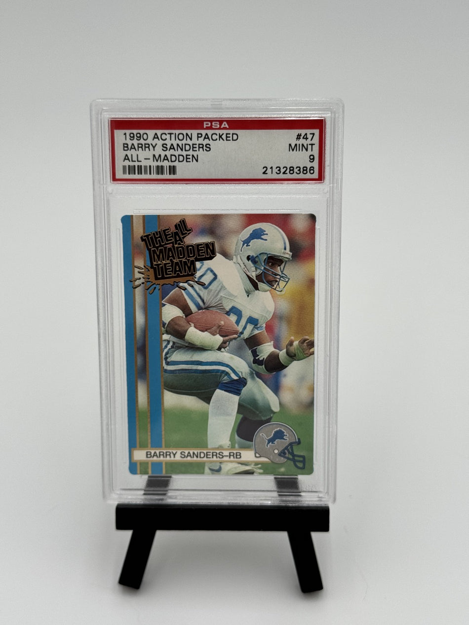 1990 Action Packed The All-Madden Team - Barry Sanders #47