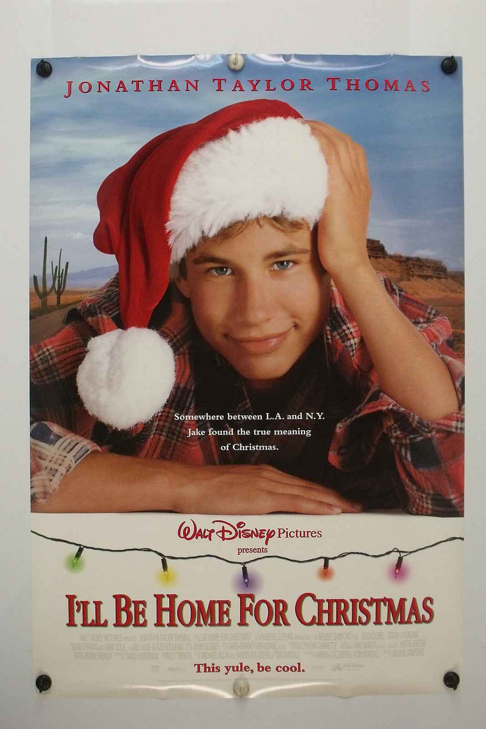 I’LL BE HOME FOR CHRISTMAS 1998 Original Movie Poster 27x40 DS Rolled Jonathan Taylor Thomas - Joe's Geek VLT