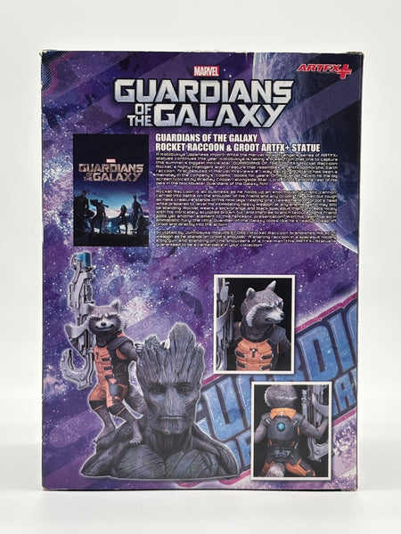 Rocket Raccoon & Groot ArtFX+ 1/10 Scale Statue Model Kit (2014) Kotobukiya New