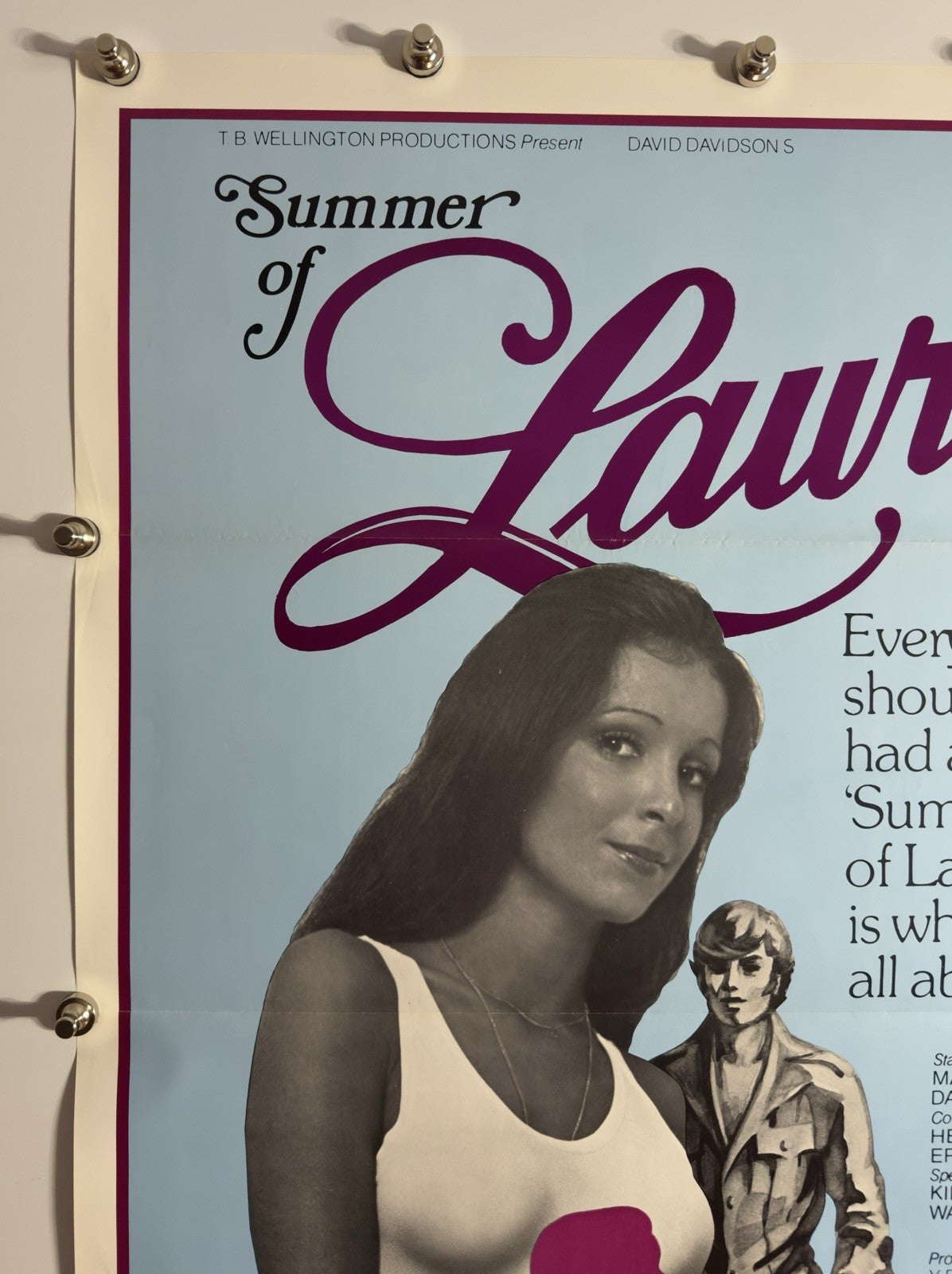 Summer of Laura - Original Movie Poster - 1976 - Rolled SS