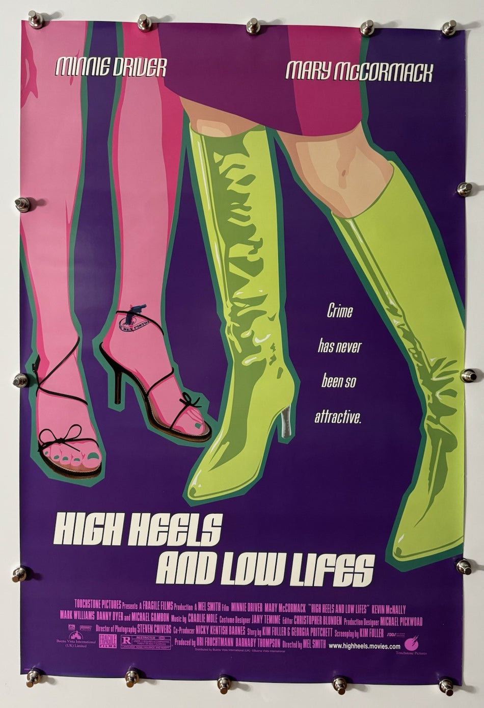 HIGH HEELS AND LOW LIFES 2001 Original Movie Poster 27x40 DS Rolled Minnie Driver - Joe's Geek VLT