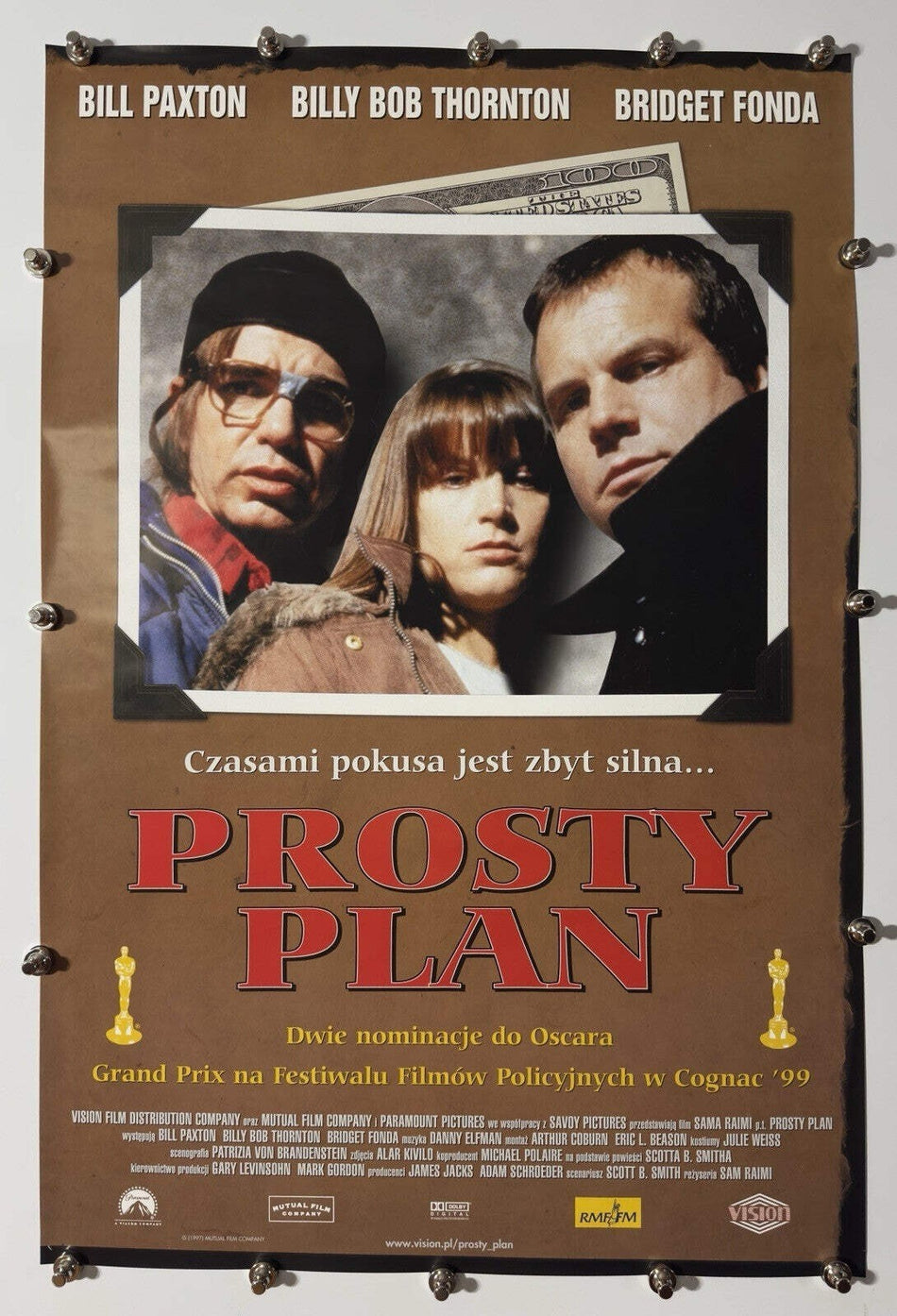 A Simple Plan - Original Movie Poster - 1998 - Rolled SS