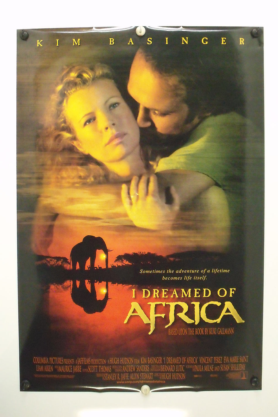 I DREAMED OF AFRICA 2000 Original Movie Poster 27x40 DS Rolled Kim Basinger - Joe's Geek VLT