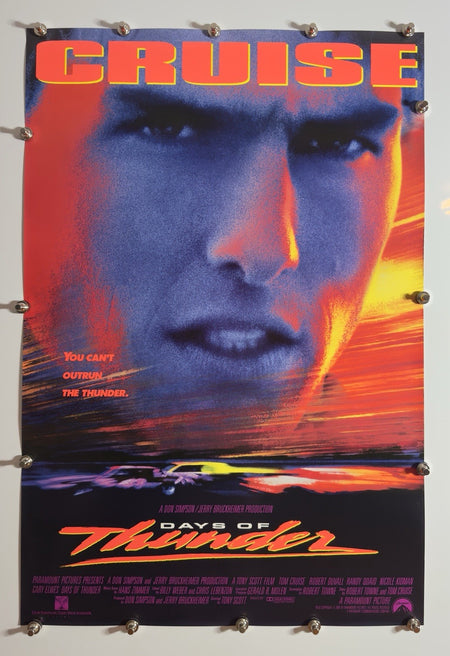 Days of Thunder - Original Movie Poster - 1990 - Rolled SS