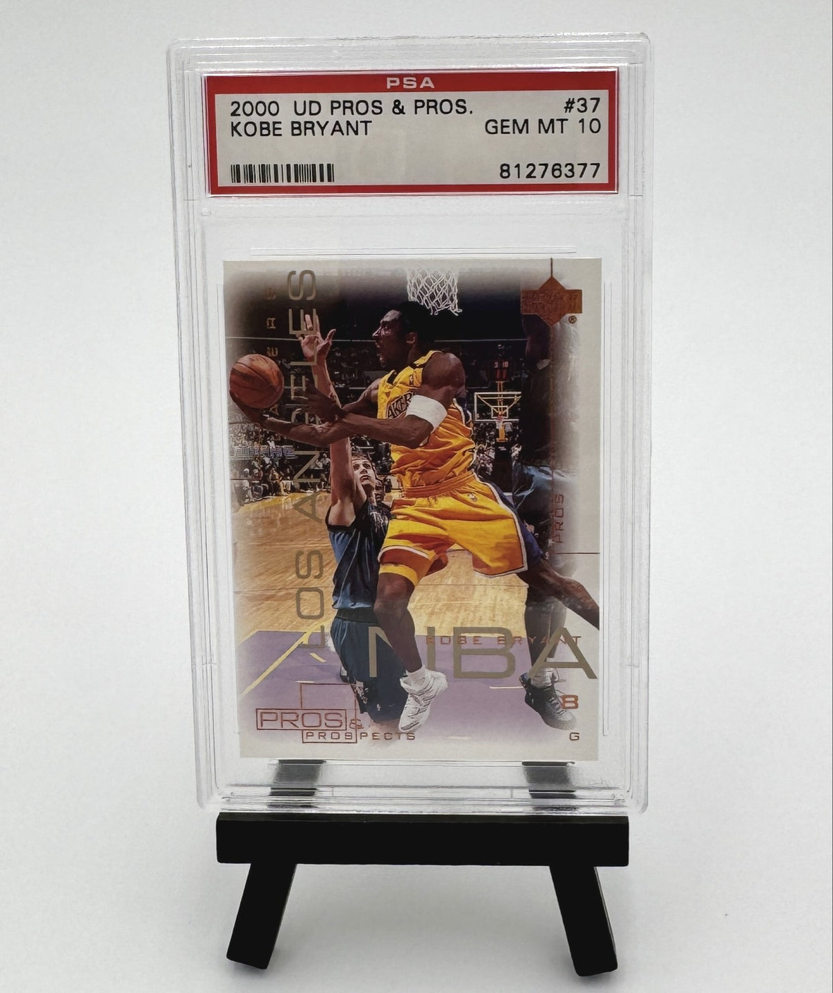 2000-01 Upper Deck Pros & Prospects - Kobe Bryant #37 PSA 10 GEM MT