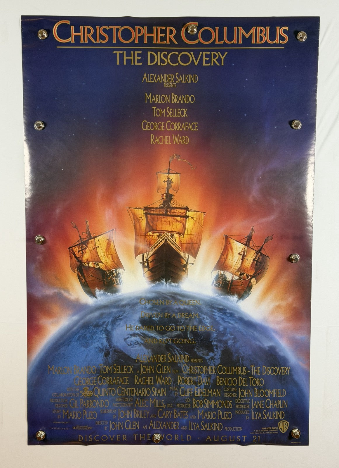 Christopher Columbus (1992) - Original Movie Poster - 27 x 40 - Rolled DS