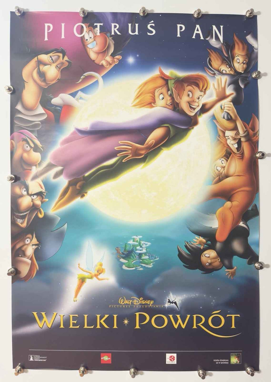 PETER PAN RETURN TO NEVER LAND 2002 Polish Movie Poster 27x39 SS Rolled Disney - Joe's Geek VLT