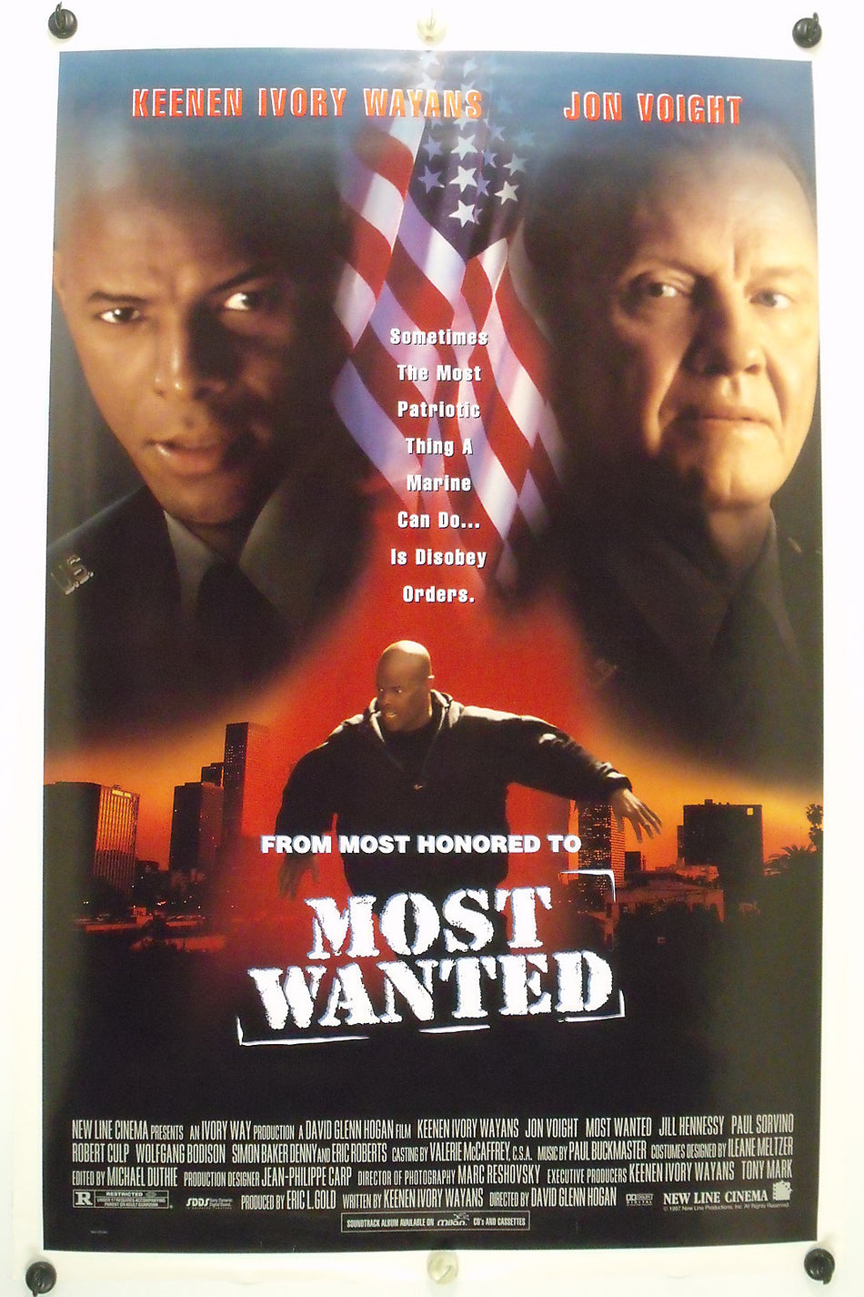 MOST WANTED 1997 Original Movie Poster 27x40 DS Rolled Keenen Ivory Wayans - Joe's Geek VLT