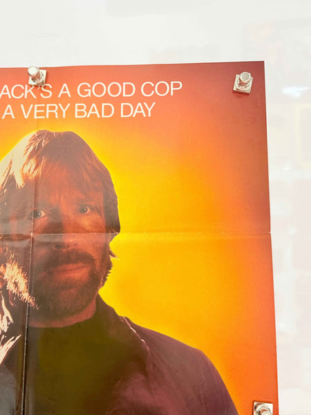 CODE OF SILENCE 1985 Original Movie Poster 27x41 SS Chuck Norris