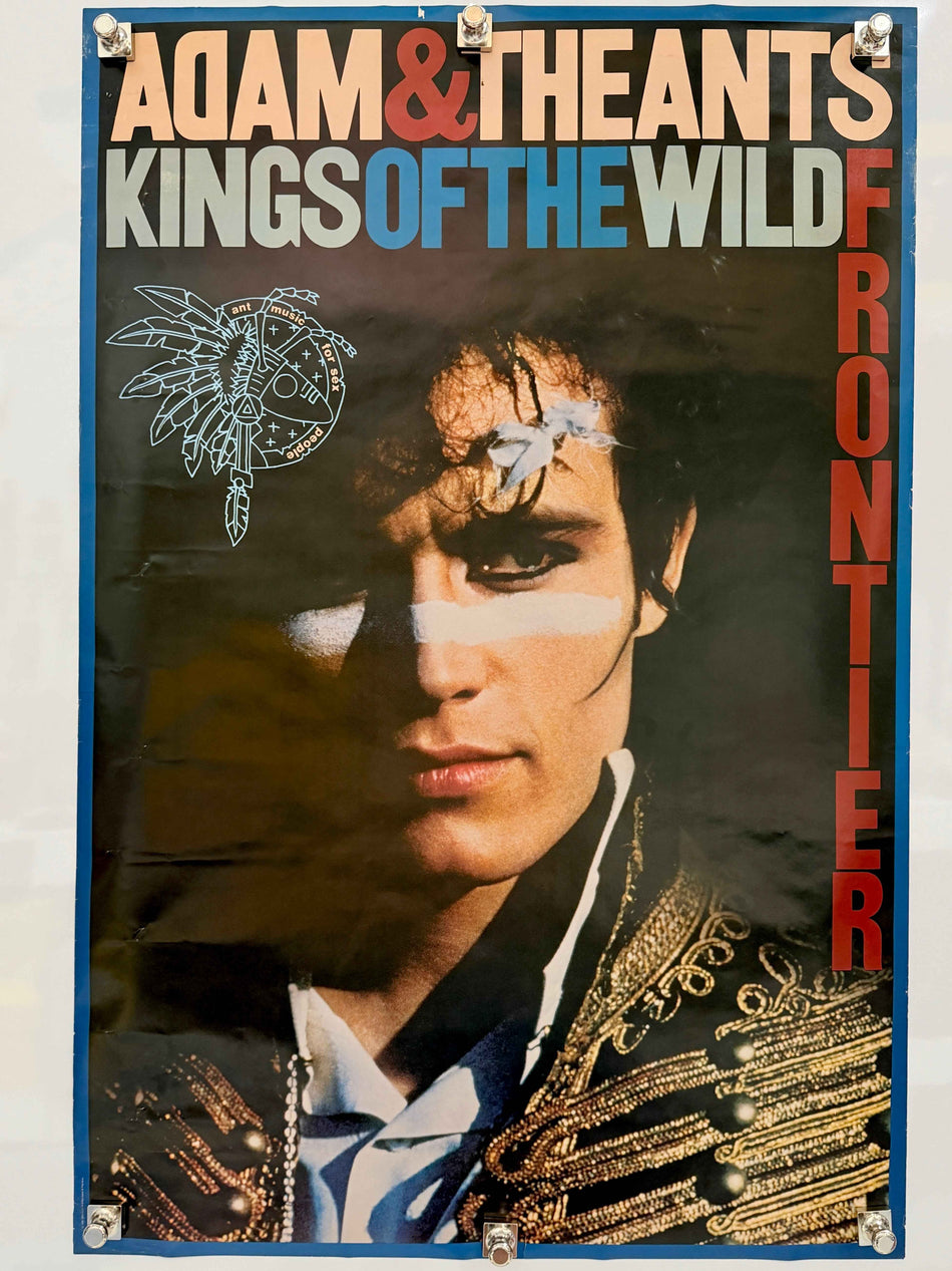 Adam and the Ants Kings of the Wild Frontier (1980) Music Poster 24x36