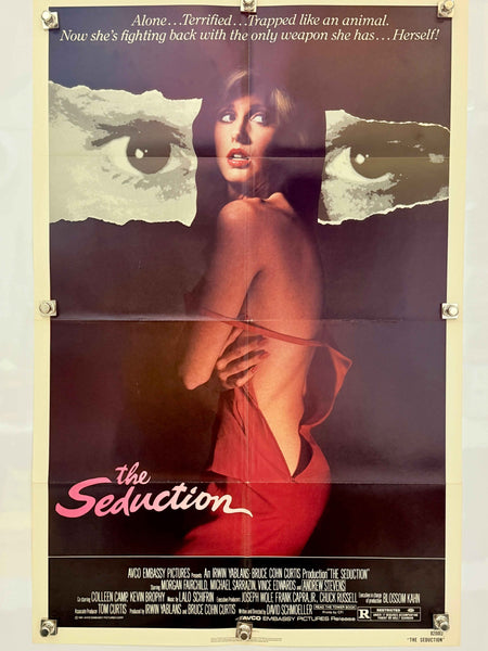 THE SEDUCTION 1982 Original Movie Poster 27x41 SS Morgan Fairchild