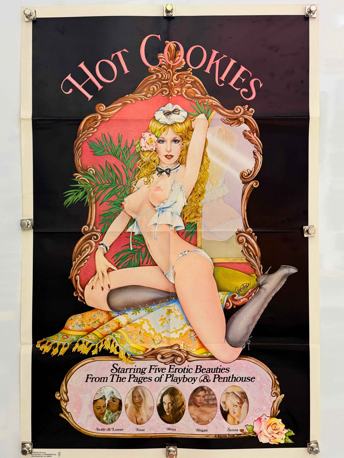 HOT COOKIES 1977 Original Adult Movie Poster 27x41 SS Serena