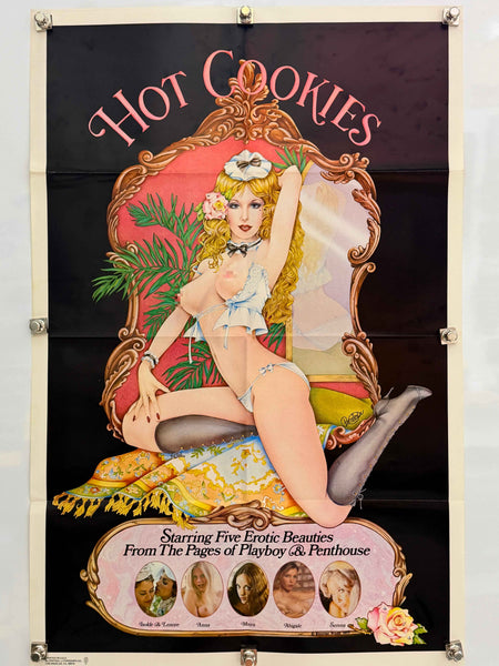 HOT COOKIES 1977 Original Adult Movie Poster 27x41 SS Serena