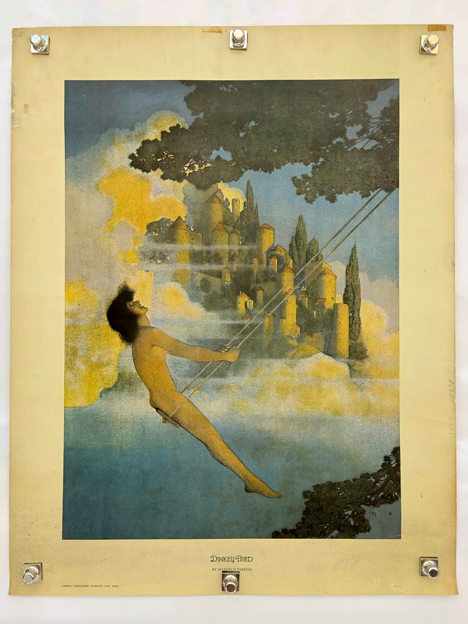 MAXFIELD PARRISH DINKY BIRD 1904 Neo Classical Art Poster 25x32 Rolled