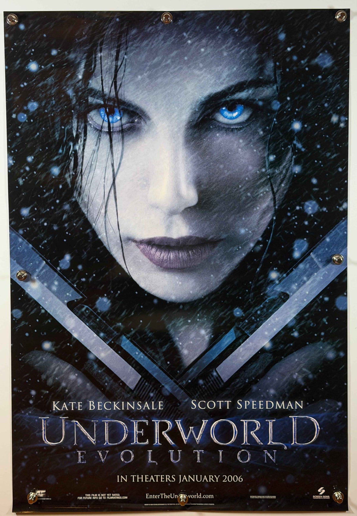 UNDERWORLD: EVOLUTION 2006 Original Advance Movie Poster 27 x 40 DS Kate Beckinsale
