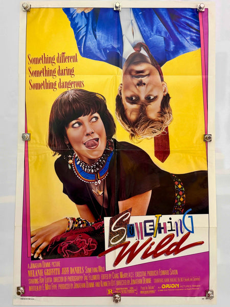 SOMETHING WILD 1986 Original Movie Poster 27x41 SS Melanie Griffith