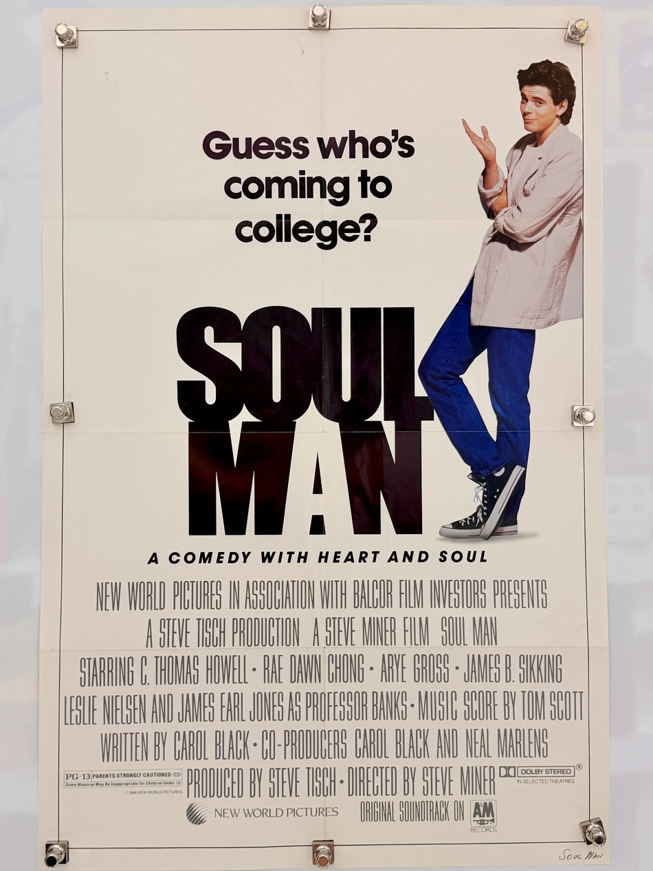 SOUL MAN 1986 Original Movie Poster 27x41 SS C. Thomas Howell