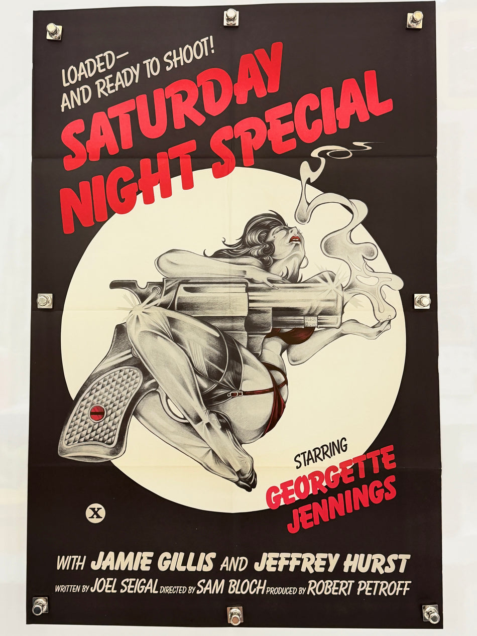 SATURDAY NIGHT SPECIAL 1976 Original Adult Movie Poster 27x41 SS Georgette Jennings