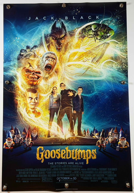 GOOSEBUMPS 2015 Original Movie Poster 27 x 40 DS Jack Black