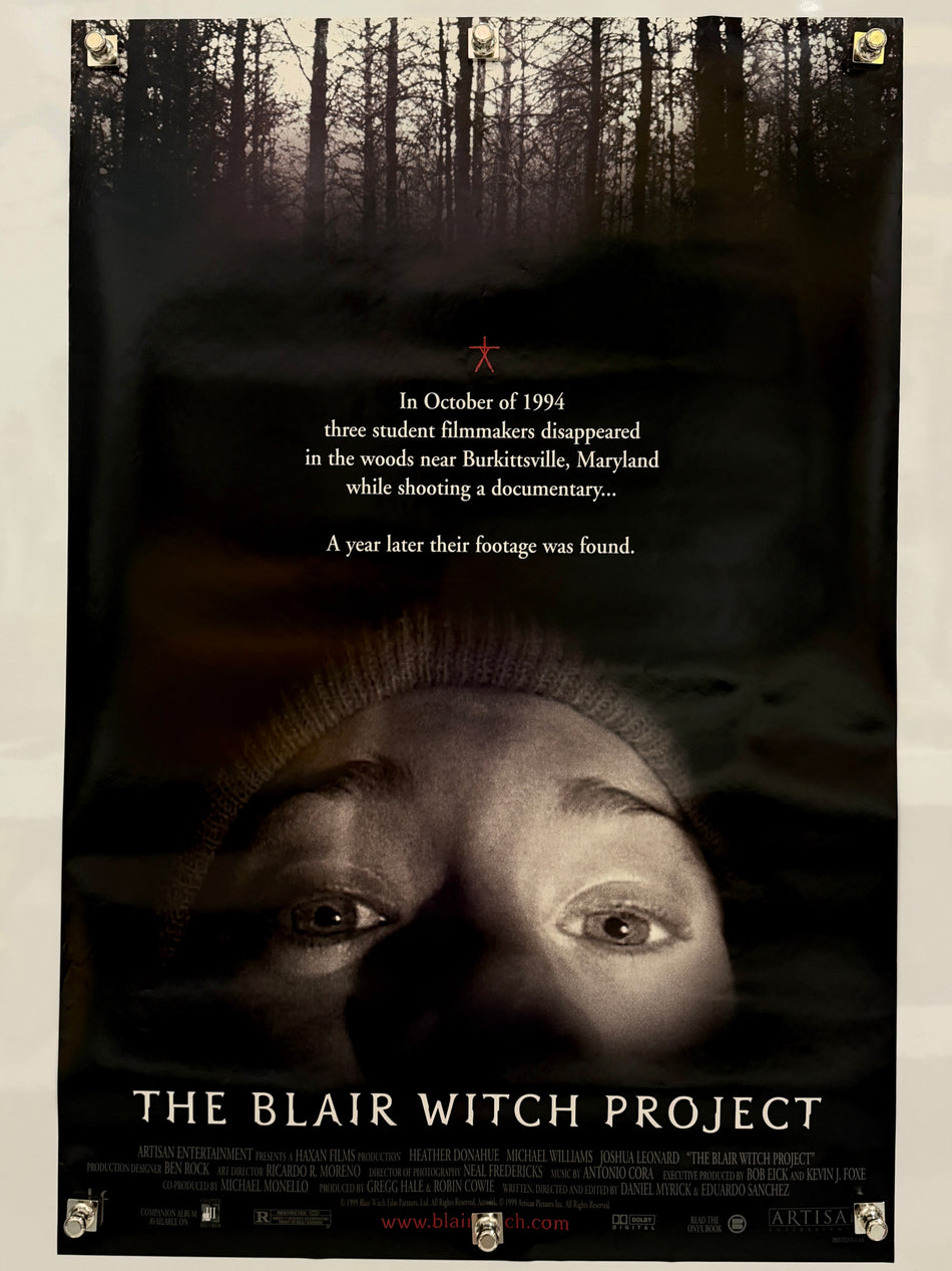 The Blair Witch Project (1999) Original Movie Poster 27x40 DS Horror