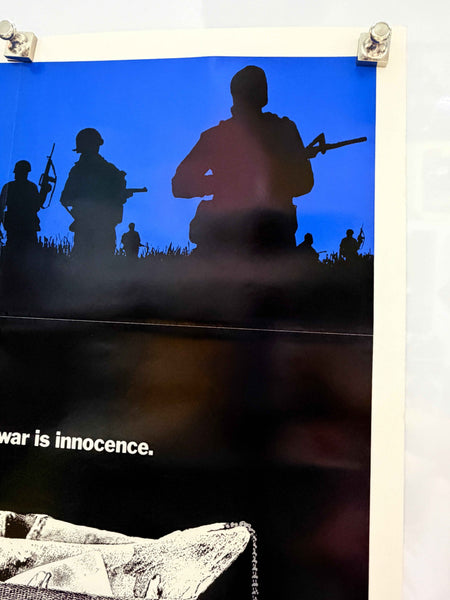 PLATOON 1986 Original Movie Poster 27x41 SS  Oliver Stone