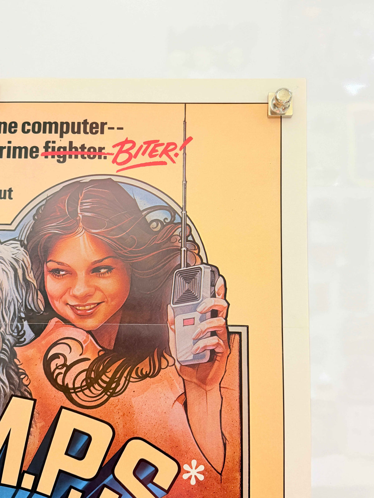 C.H.O.M.P.S. 1979 Original Movie Poster 27x41 SS Wesley Eure