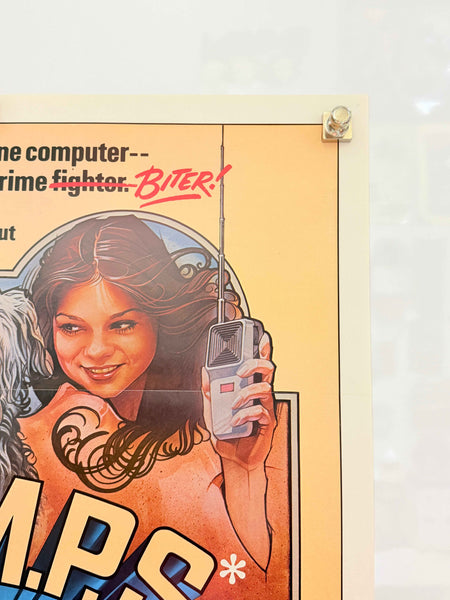 C.H.O.M.P.S. 1979 Original Movie Poster 27x41 SS Wesley Eure