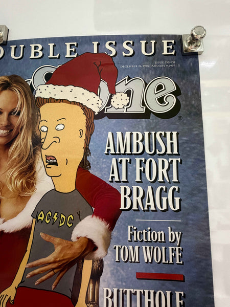 ROLLING STONE 1996 Pamela Anderson Beavis & Butt-Head Poster Rolled