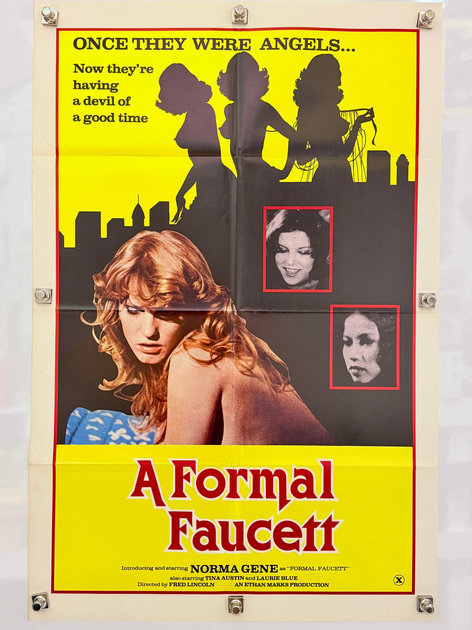 A FORMAL FAUCETT 1978 Original Adult Movie Poster 27x41 SS Norma Gene