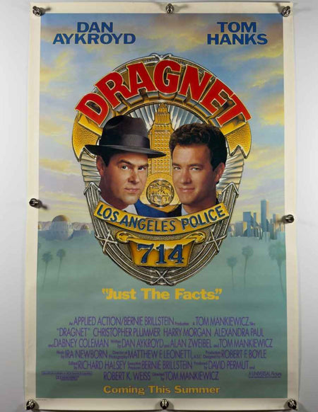 DRAGNET 1987 Original Movie Poster 27x40 SS Rolled Dan Aykroyd Tom Hanks