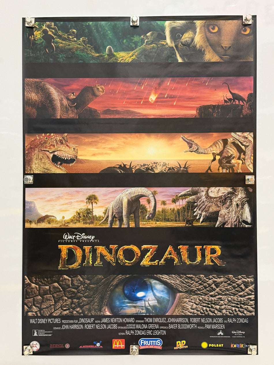 DINOZAUR 2000 Original Polish Movie Poster 26x39 SS Rolled Disney