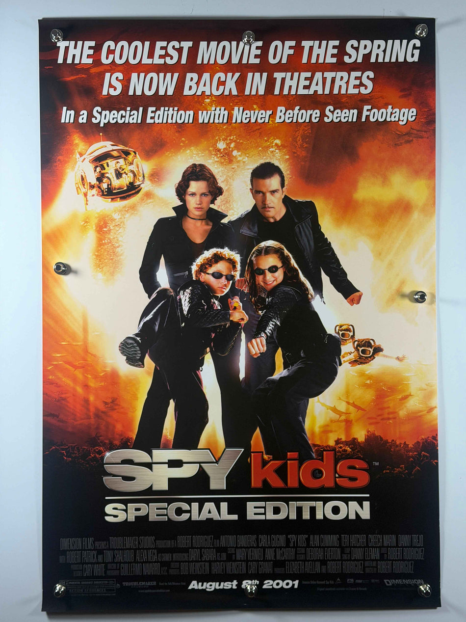 SPY KIDS SPECIAL EDITION 2001 Original Movie Poster 27x40 DS Rolled Poster Antonio Banderas