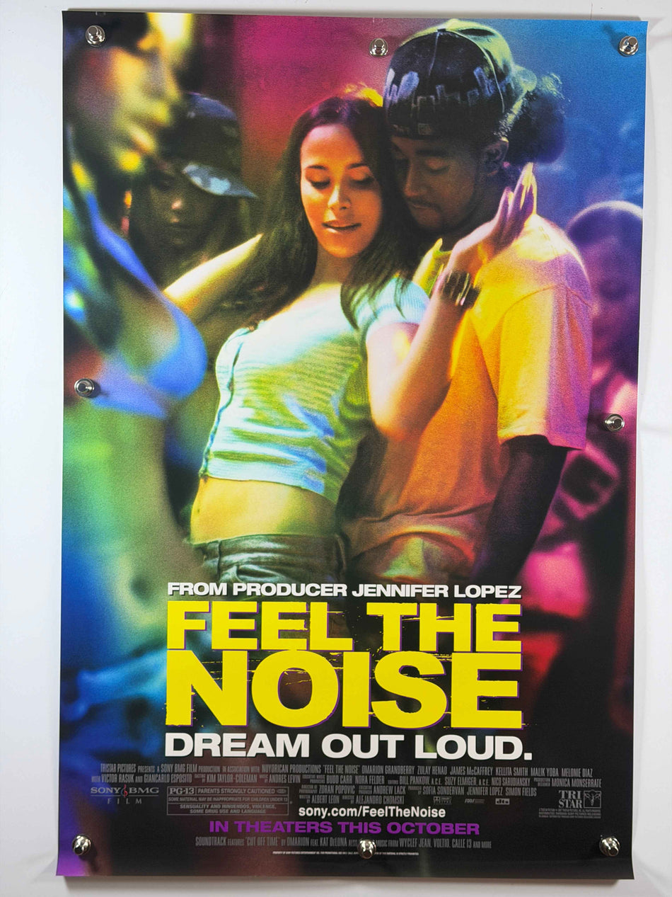 FEEL THE NOISE 2007 Original Movie Poster 27x40 Rolled Poster Omarion Jennifer Lopez