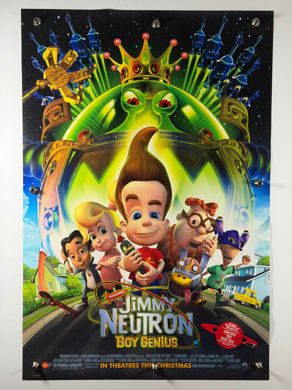 JIMMY NEUTRON BOY GENIUS 2001 Original Movie Poster 27x40 Rolled Poster Nickelodeon
