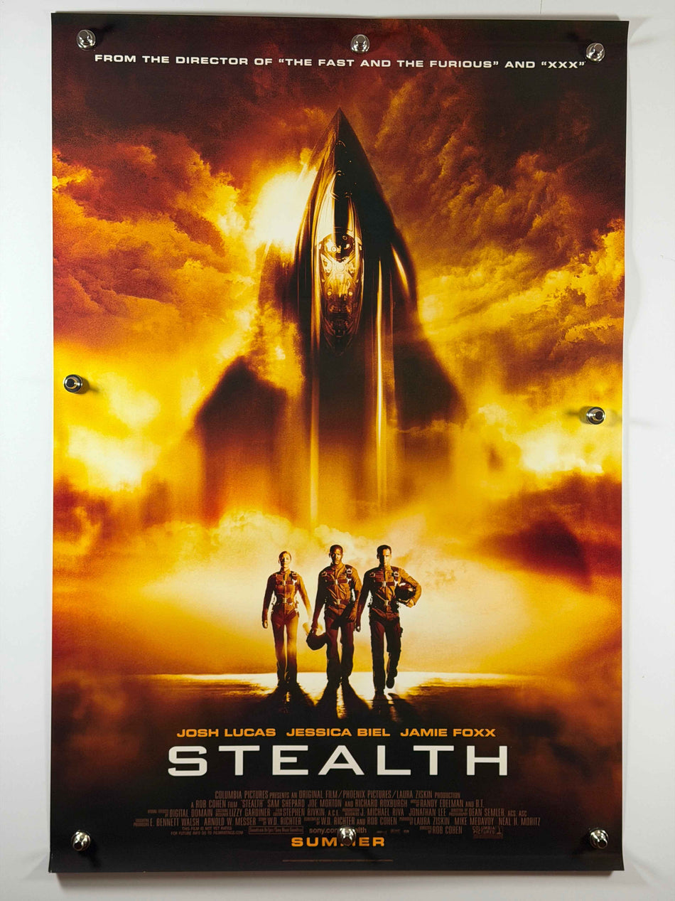 STEALTH 2005 Original Movie Poster 27x40 DS Rolled Poster Josh Lucas Jessica Biel Jamie Foxx