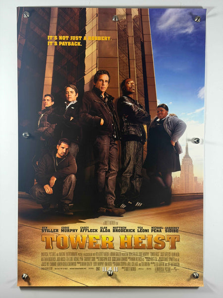TOWER HEIST 2011 Original Movie Poster 27x40 DS Rolled Poster Ben Stiller Eddie Murphy