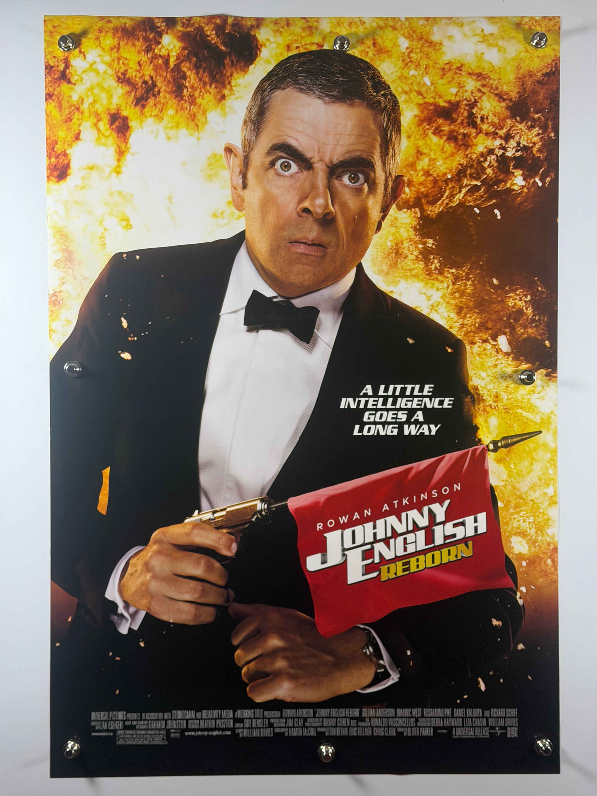 JOHNNY ENGLISH REBORN 2011 Original Movie Poster 27x40 DS Rolled Rowan Atkinson