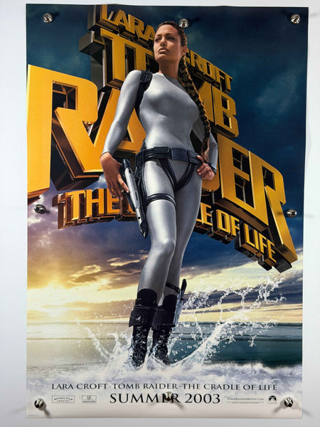 LARA CROFT TOMB RAIDER THE CRADLE OF LIFE 2003 Original Movie Poster 27x40 DS Rolled Poster Angelina Jolie