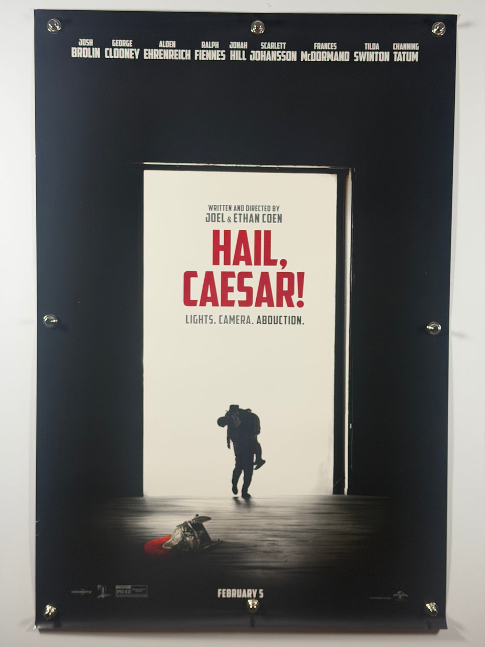 HAIL, CAESAR! 2015 Original Movie Poster 27x40 DS Rolled Teaser George Clooney Coen Brothers