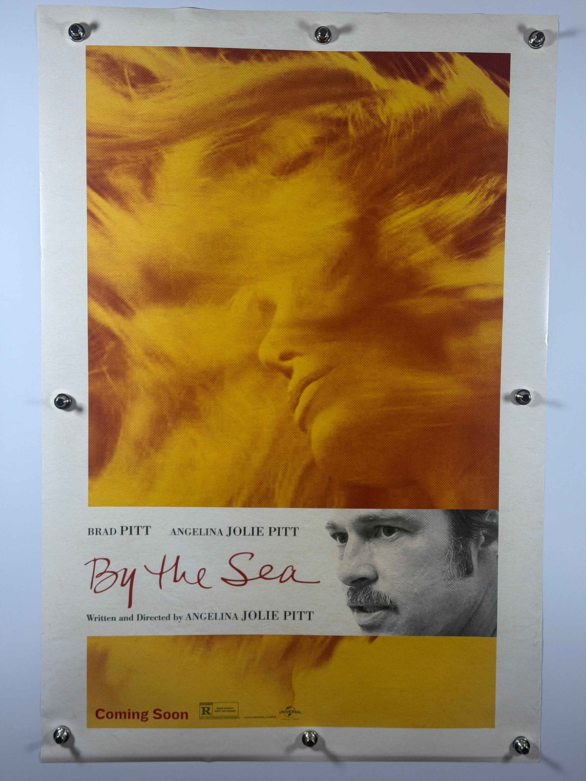 BY THE SEA 2015 Original Movie Poster 27x40 DS Rolled Poster Brad Pitt Angelina Jolie