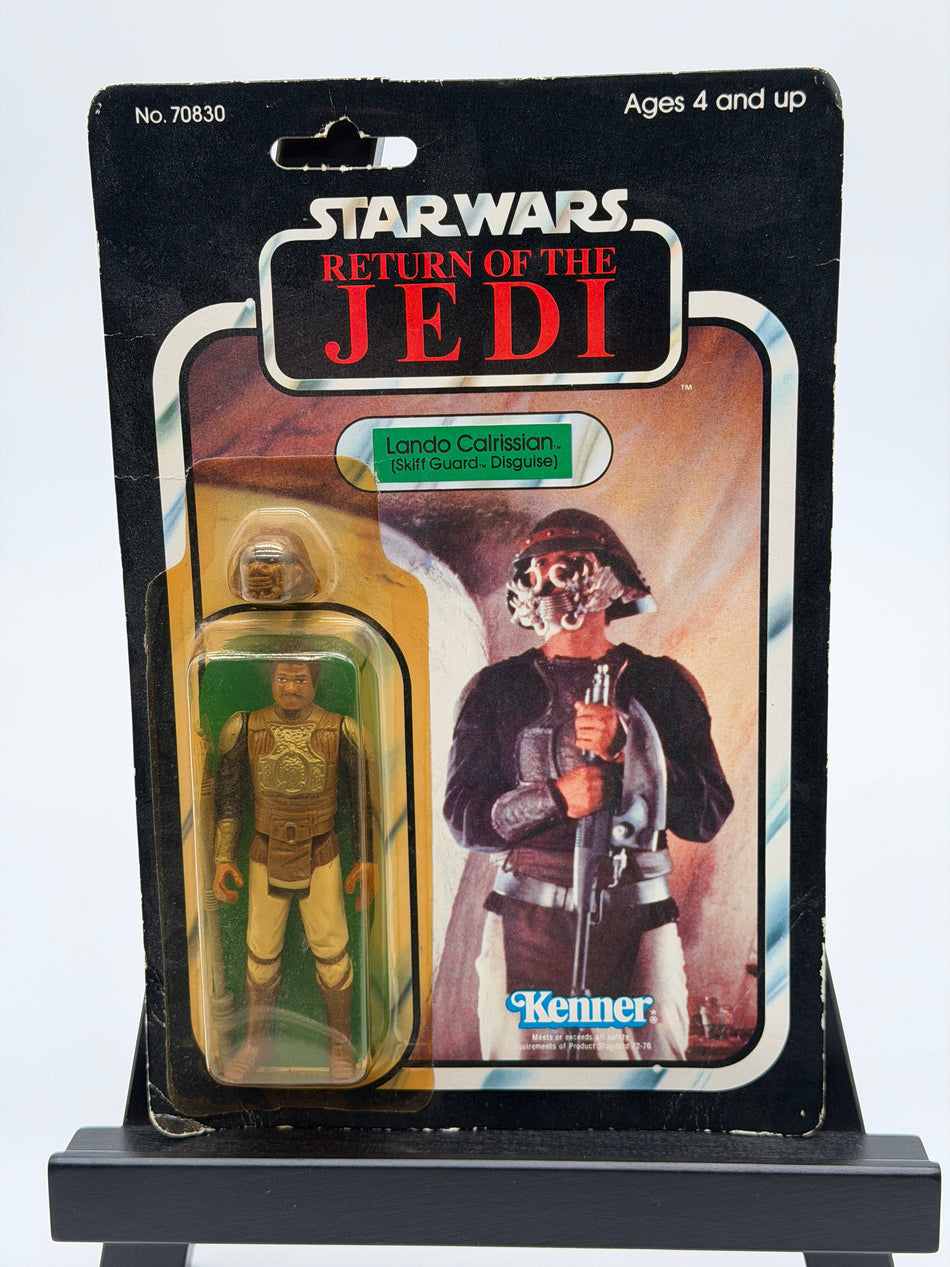 Star Wars Lando Calrissian Skiff Guard 1983 Kenner ROTJ Vintage Figure MOC 77 Back