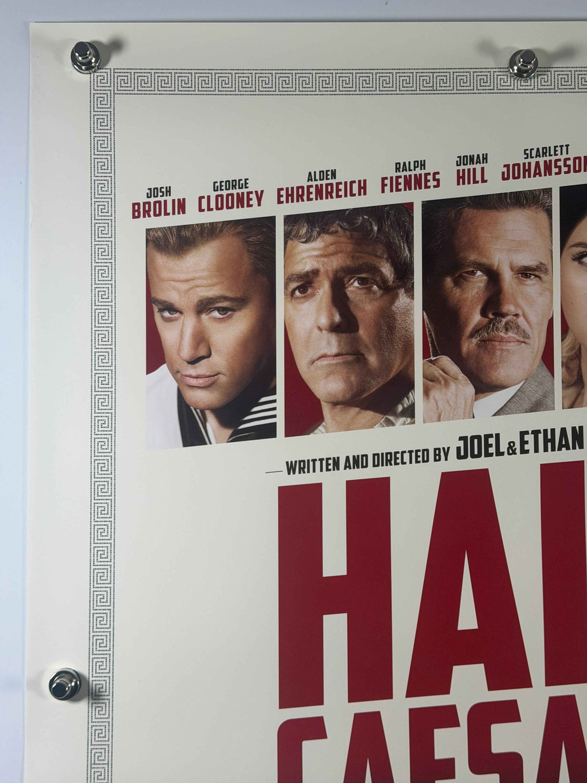 HAIL, CAESAR! 2016 Original Movie Poster 27x40 DS Rolled Poster George Clooney Coen Brothers