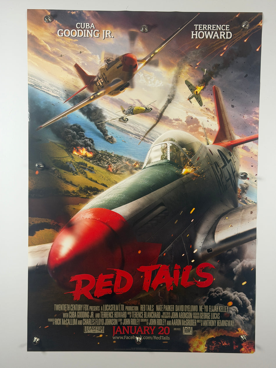 RED TAILS 2011 Original Movie Poster 27x40 Rolled DS Poster Cuba Gooding Jr Terrence Howard