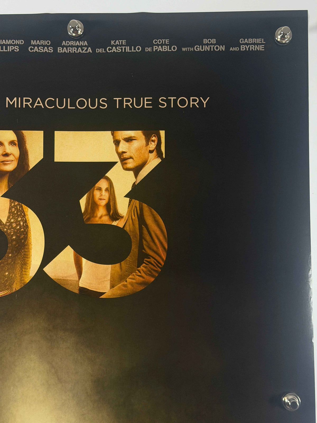 THE 33 2015 Original Movie Poster 27x40 DS Rolled Antonio Banderas Chilean Miner Drama