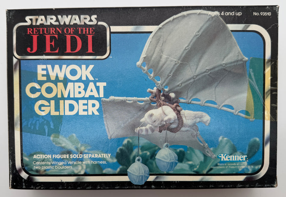 Star Wars ROTJ Ewok Combat Glider Kenner 1983 Vintage Boxed COMPLETE w/ Instructions & Inserts