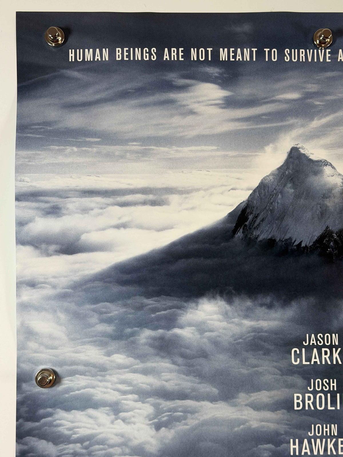 EVEREST 2015 Original Movie Poster 27x40 DS Rolled Advance One Sheet Jason Clarke Josh Brolin
